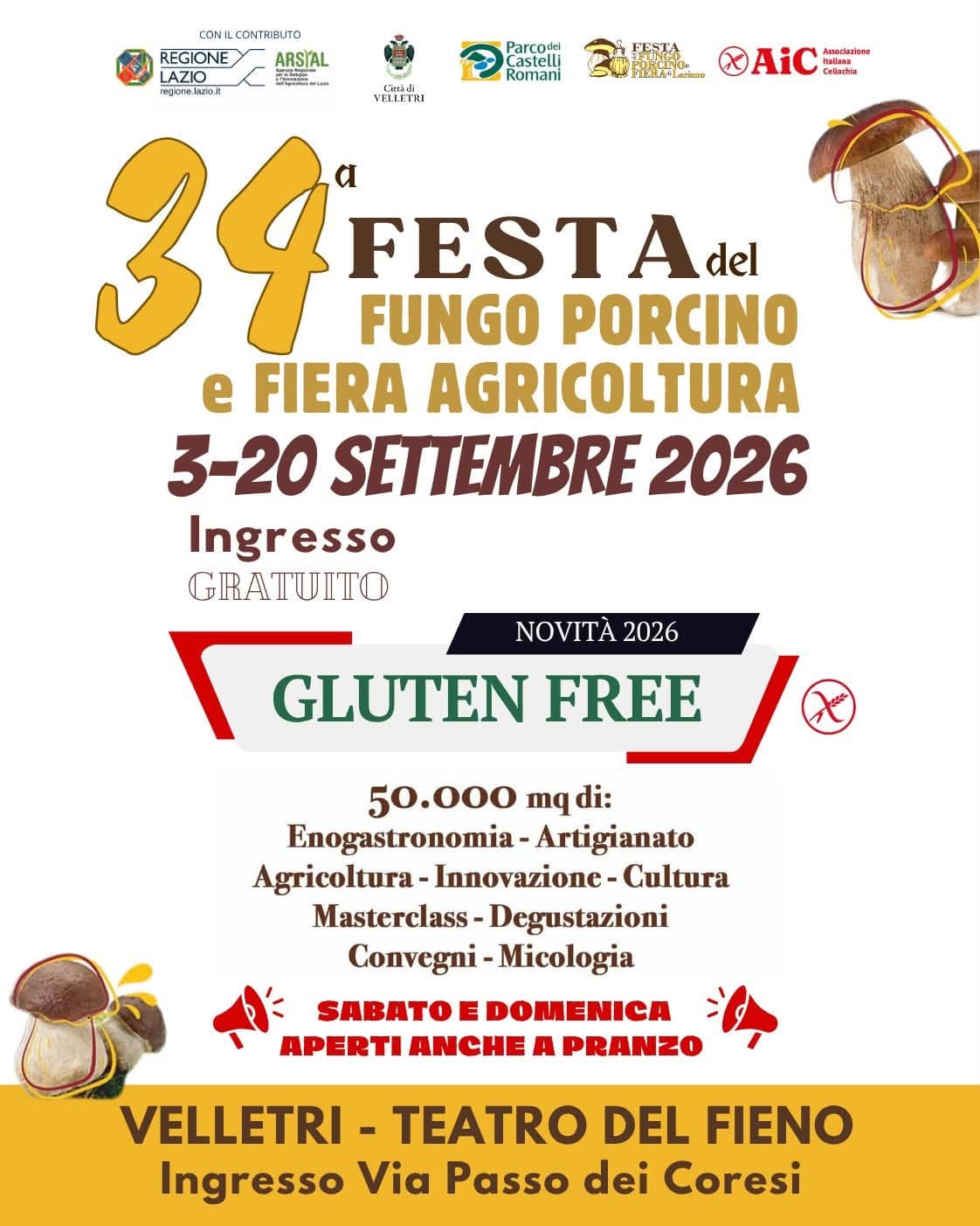 Sagra: Sagra del Fungo Porcino di Lariano, Lariano