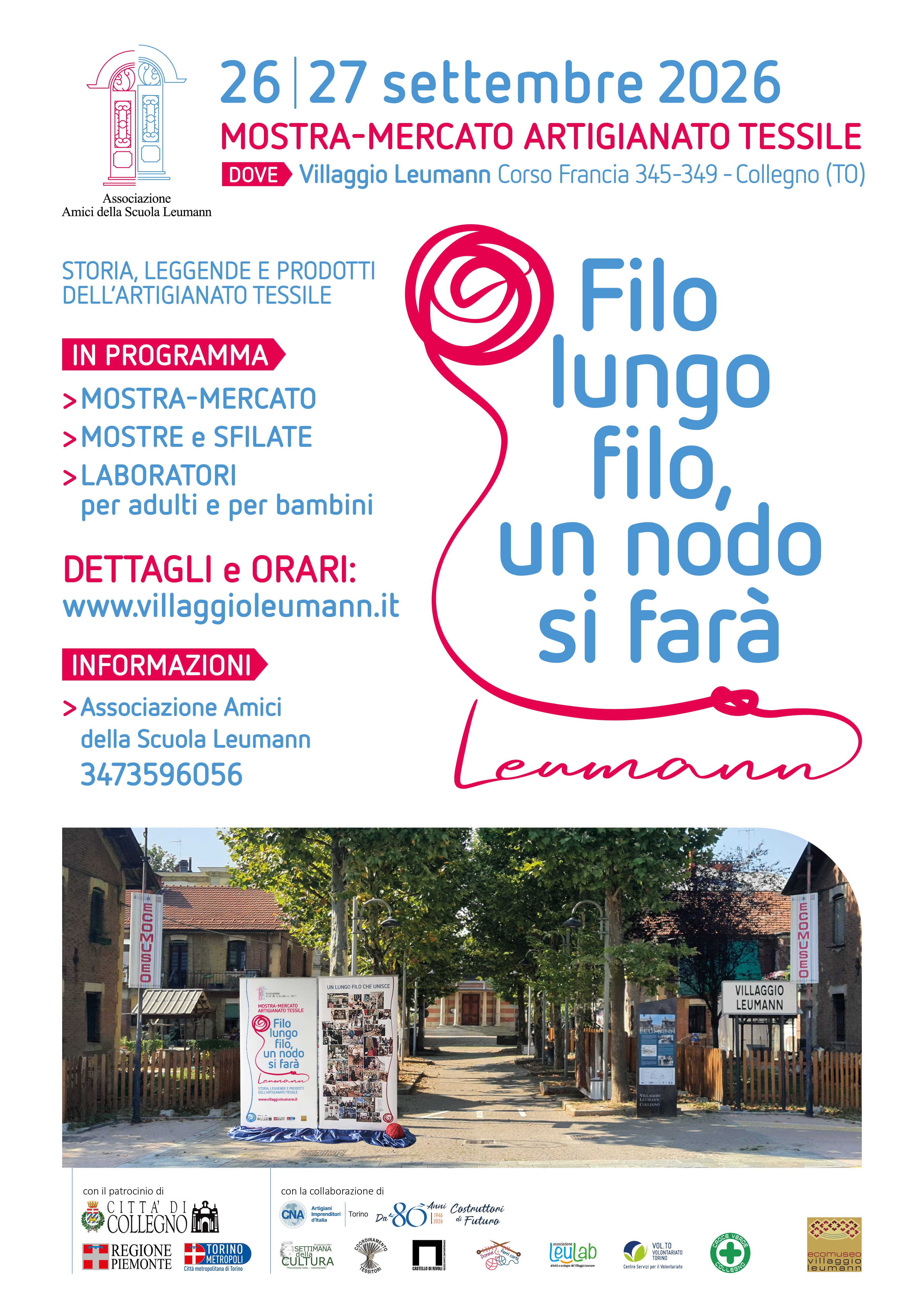 Sagra: Filo Lungo Filo, un Nodo si Farà - Biennale, Collegno