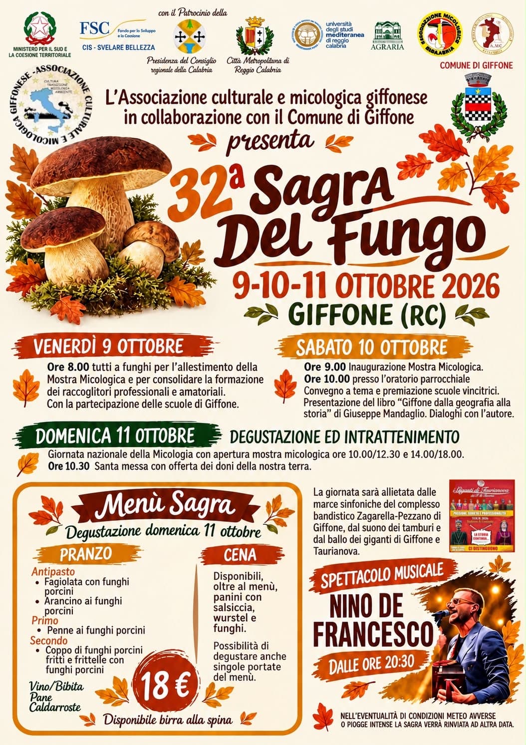 Sagra: Sagra del Fungo, Giffone