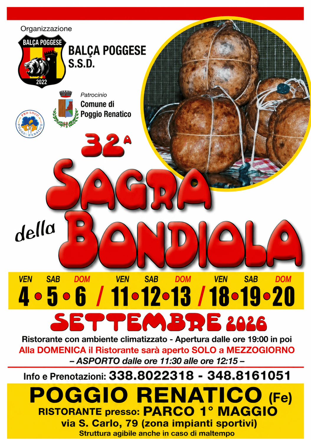 Sagra: Sagra della Bondiola di Poggio Renatico